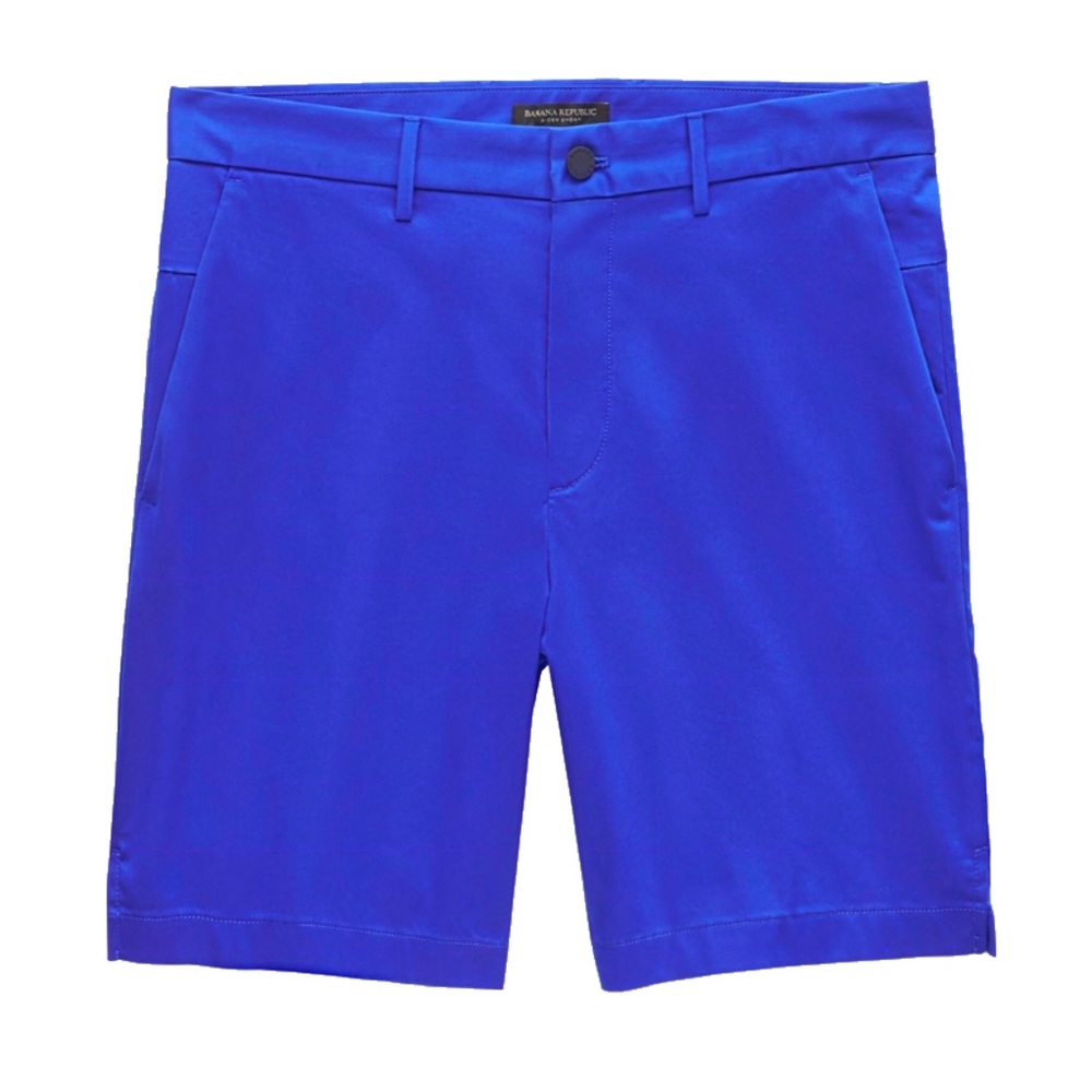 Used Aiden Core Temp Royal Blue Slim Short 30”